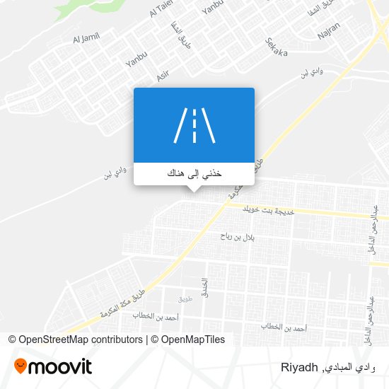 خريطة وادي المبادي