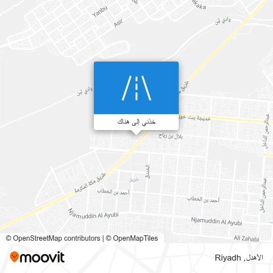 خريطة الأهدل