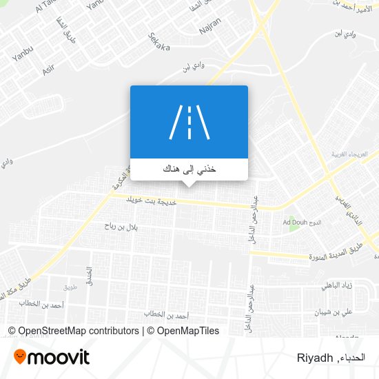 خريطة الحدباء