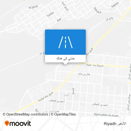 خريطة الأدهم