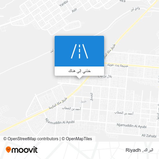 خريطة البراك