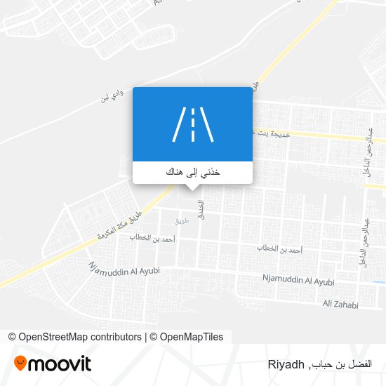 خريطة الفضل بن حباب