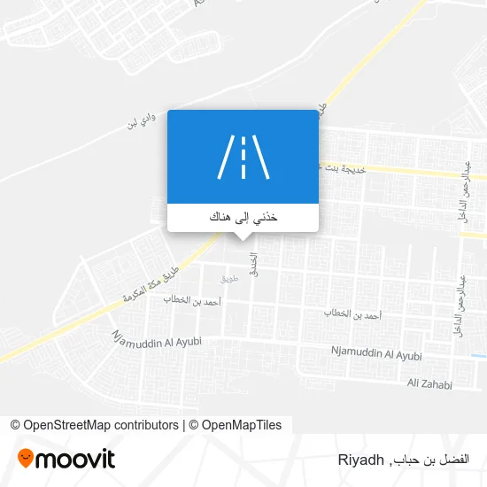 خريطة الفضل بن حباب