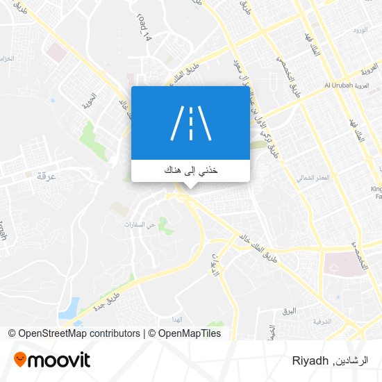خريطة الرشادين