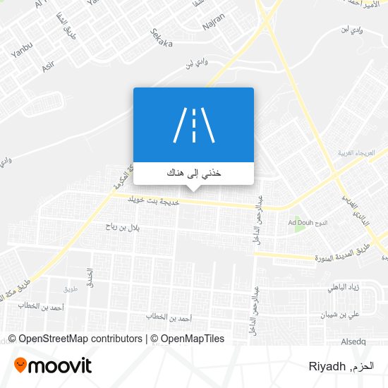 خريطة الحزم