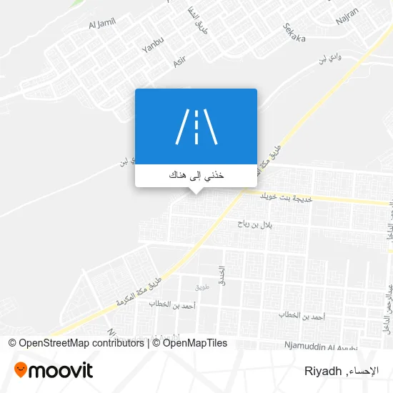 خريطة الإحساء