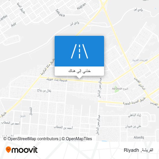 خريطة القريشة