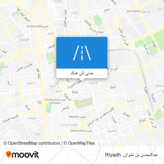 خريطة عبدالمحسن بن نشوان