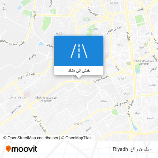 خريطة سهيل بن رافع