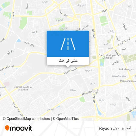 خريطة أحمد بن أبان