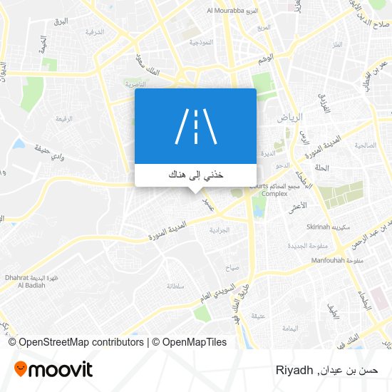 خريطة حسن بن عيدان