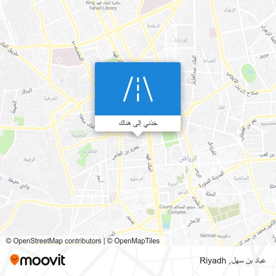 خريطة عباد بن سهل