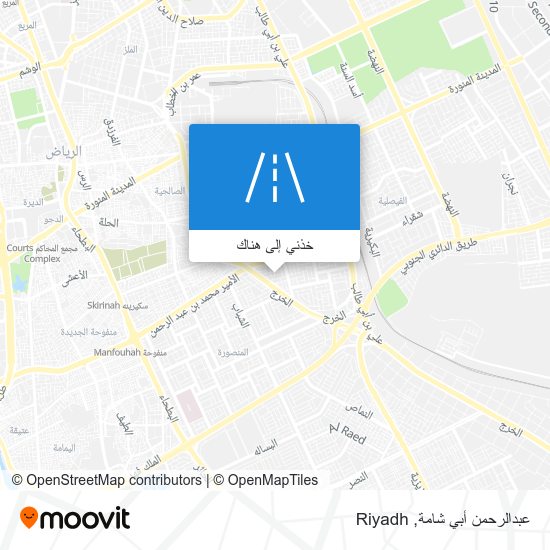 خريطة عبدالرحمن أبي شامة