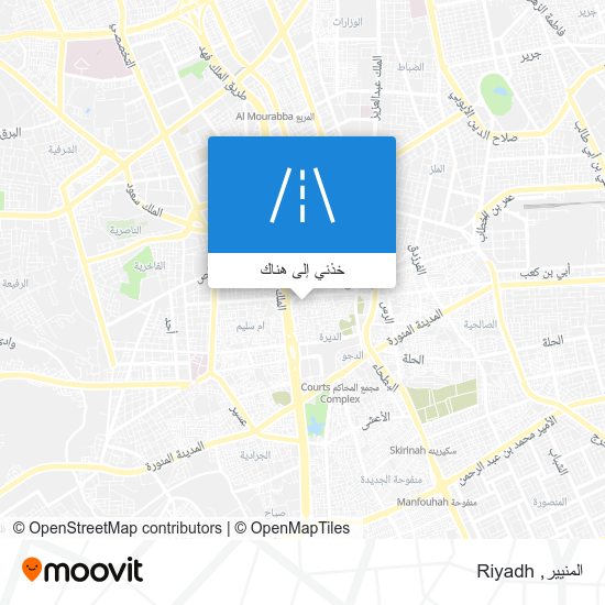 خريطة المنيير