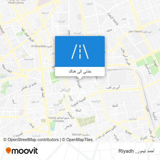 خريطة أحمد تيمور