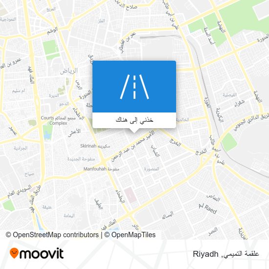 خريطة علقمة التميمي