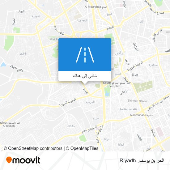 خريطة الحر بن يوسف