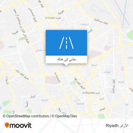 خريطة الأرام