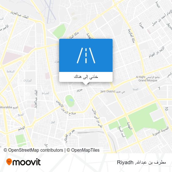 خريطة مطرف بن عبدالله