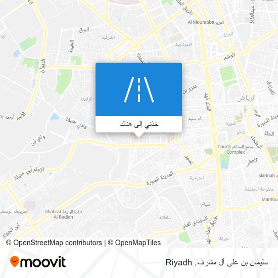 خريطة سليمان بن علي آل مشرف
