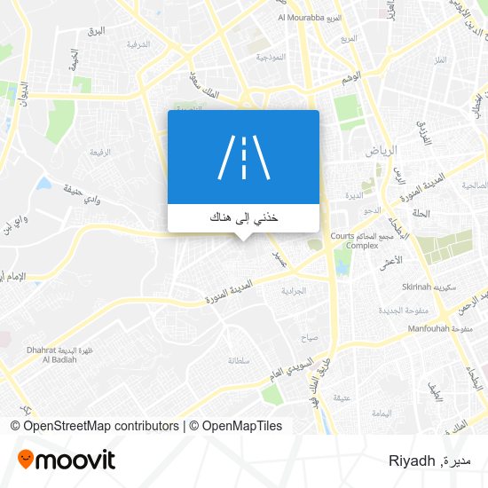 خريطة مديرة