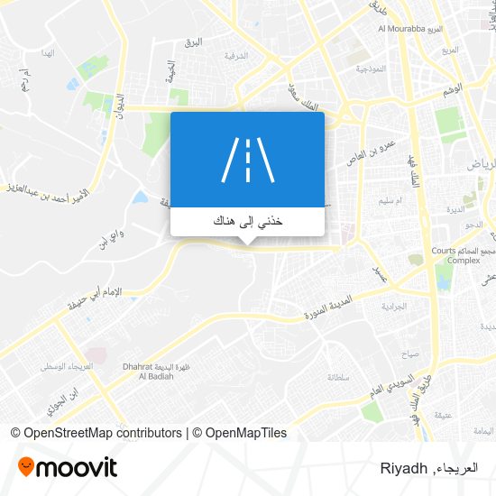 خريطة العريجاء