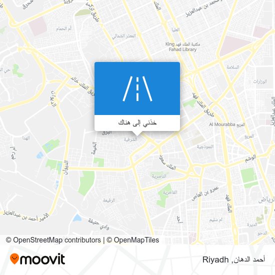 خريطة أحمد الدهان