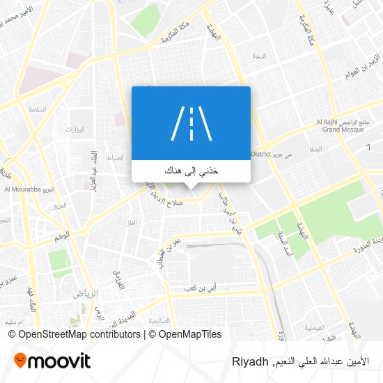 خريطة الأمين عبدالله العلي النعيم