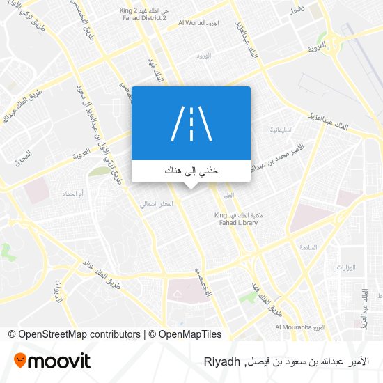 خريطة الأمير عبدالله بن سعود بن فيصل