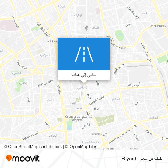 خريطة خلف بن سعد