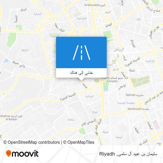 خريطة سليمان بن عبيد آل سلمى