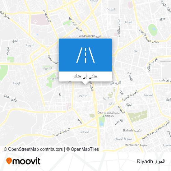 خريطة الجوة