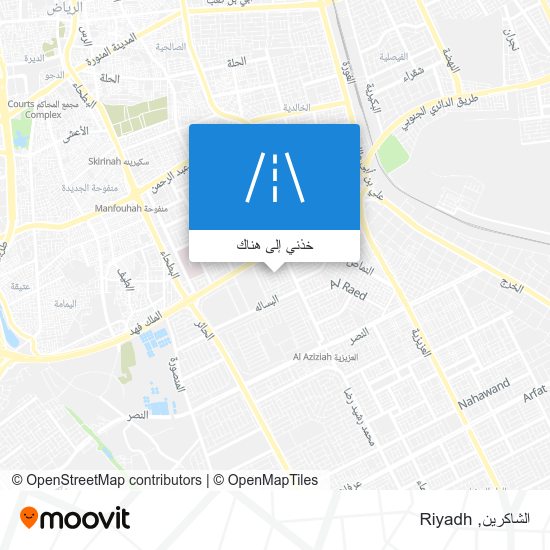 خريطة الشاكرين