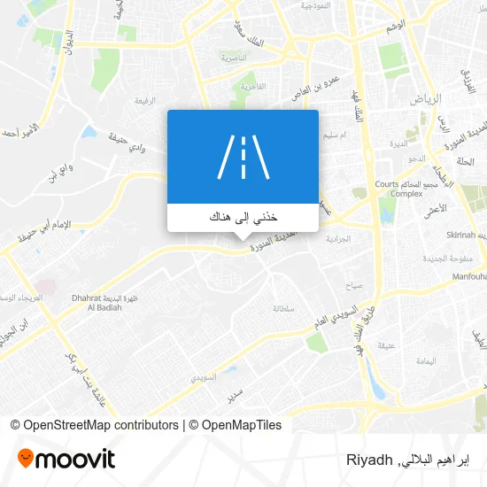 خريطة إبراهيم البلالي