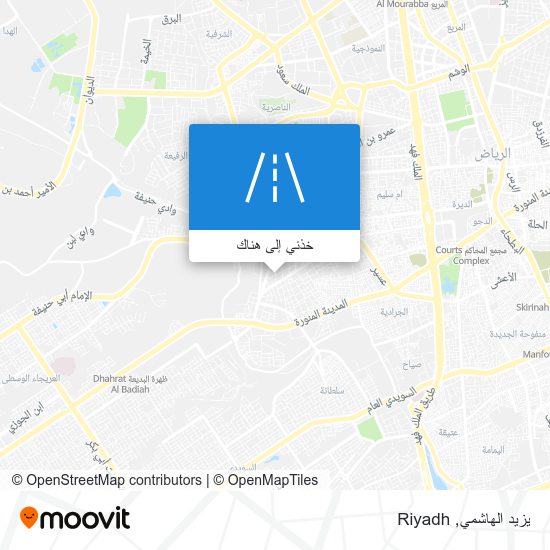 خريطة يزيد الهاشمي
