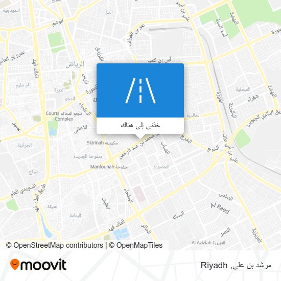 خريطة مرشد بن علي