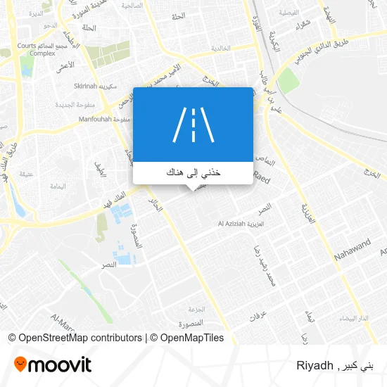 خريطة بني كبير