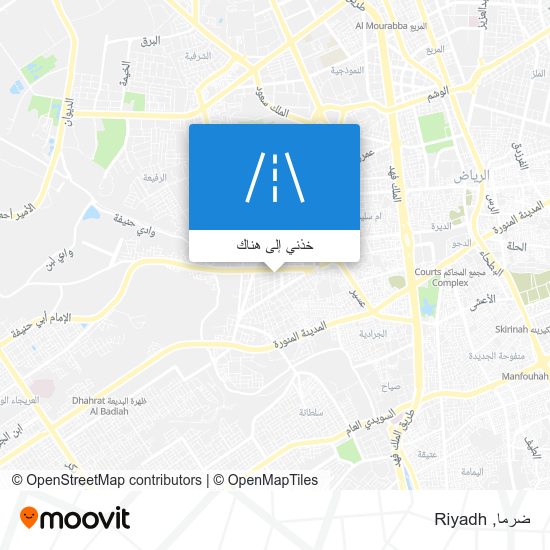 خريطة ضرما