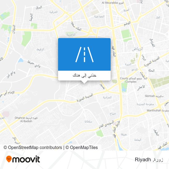 خريطة زورة