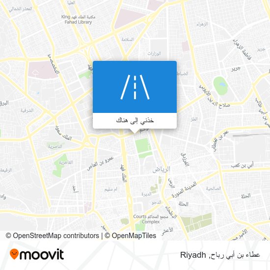 خريطة عطاء بن أبي رباح