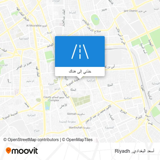 خريطة أسعد البغدادي