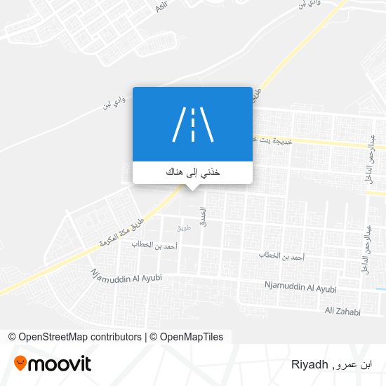 خريطة ابن عمرو