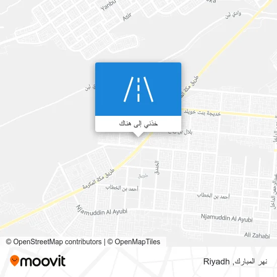 خريطة نهر المبارك