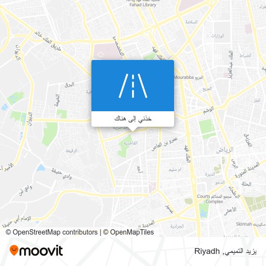 خريطة يزيد التميمي