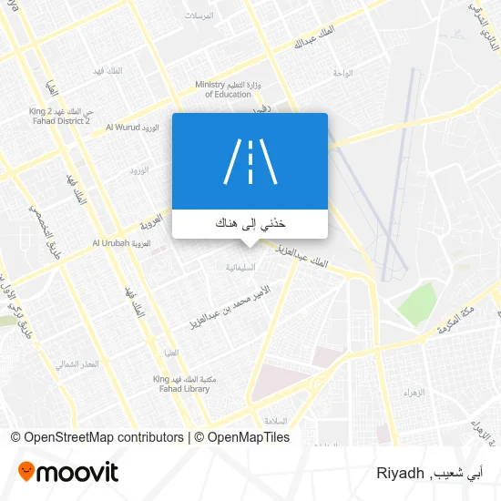 خريطة أبي شعيب