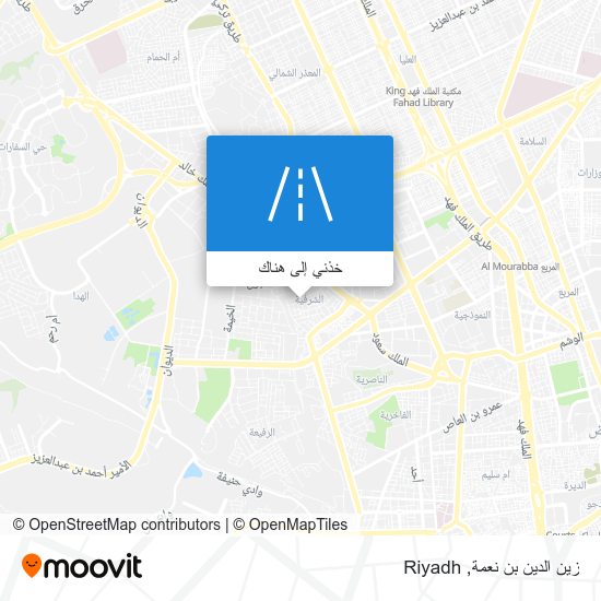 خريطة زين الدين بن نعمة
