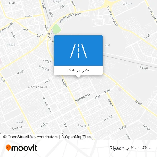 خريطة صدقة بن مكارم