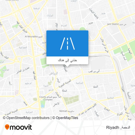 خريطة الدحمة