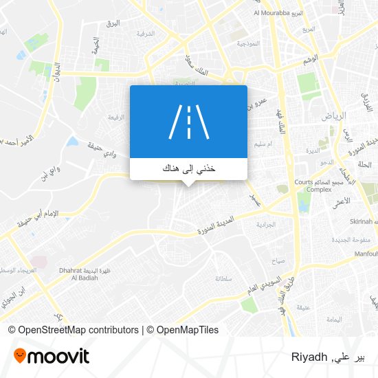 خريطة بير علي