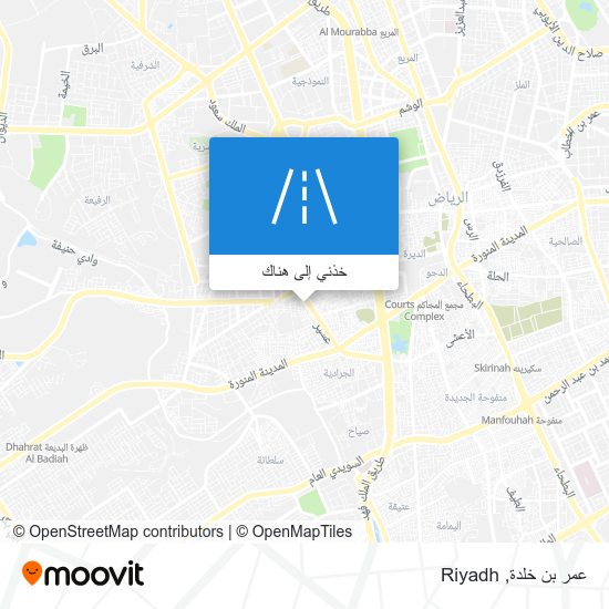 خريطة عمر بن خلدة